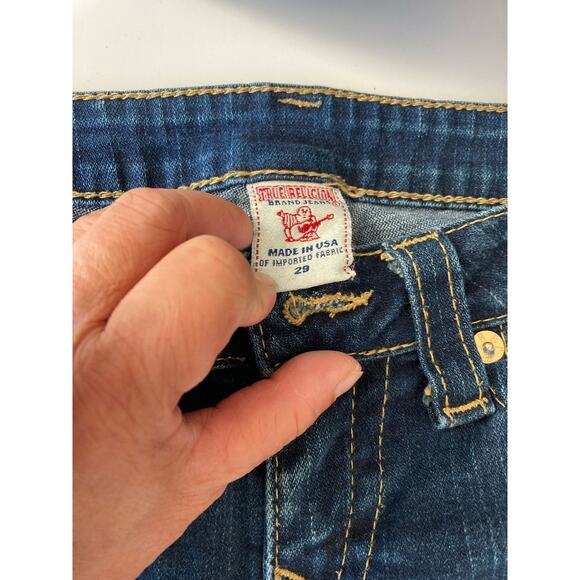 True religion women’s Joey bootcut dark wash jeans size 29 - Picture 2 of 8